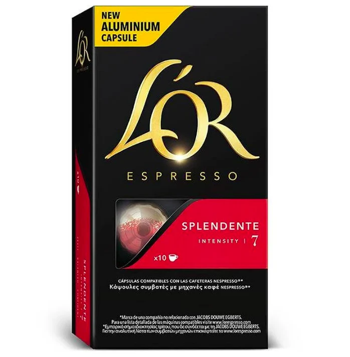 L'OR Espresso Splendente Coffee Capsules 10 Pack