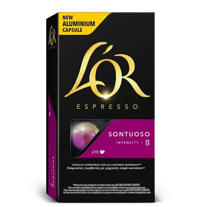 L'OR Espresso Sontuoso Coffee Capsules 10 Pack