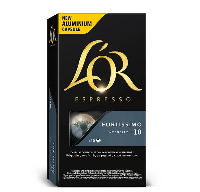 L'OR Fortissimo Capsules for Nespresso 10 Pack