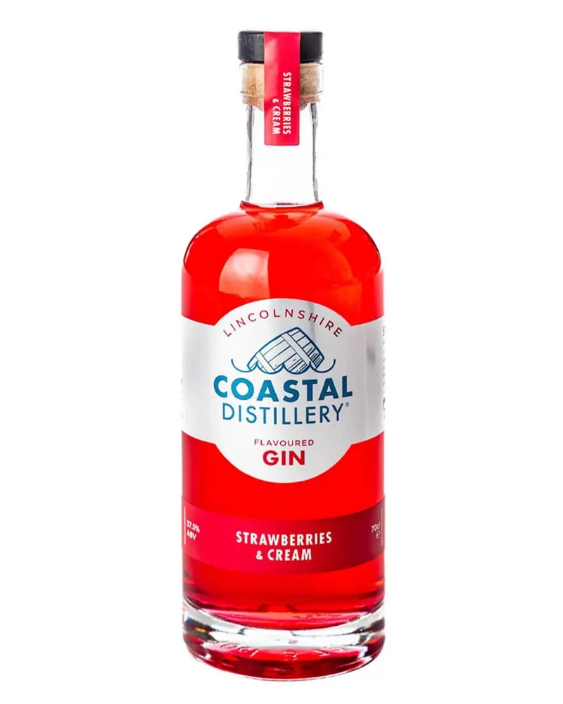 Coastal Distillery Strawberries & Cream Gin, 70 cl