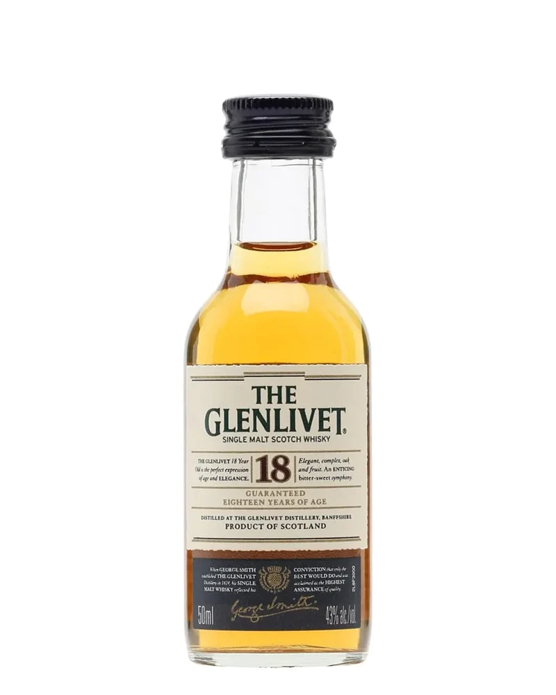The Glenlivet 18 Year Old Whisky, 5 cl