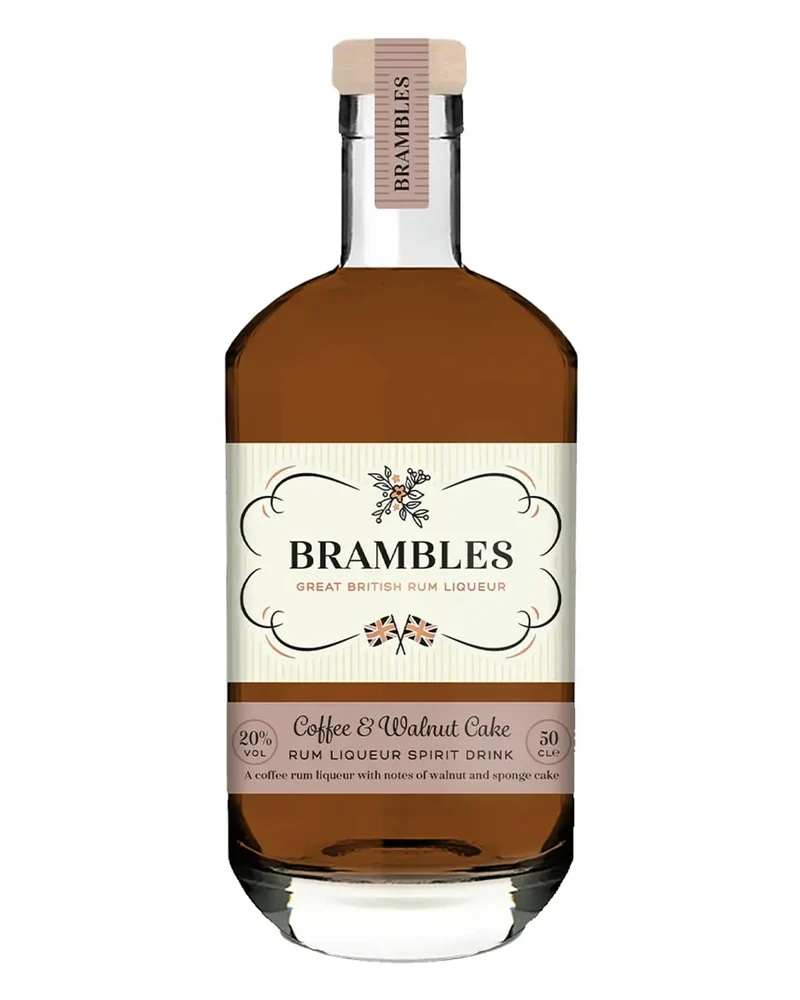 Brambles Rum Liqueurs Coffee & Walnut, 50 cl