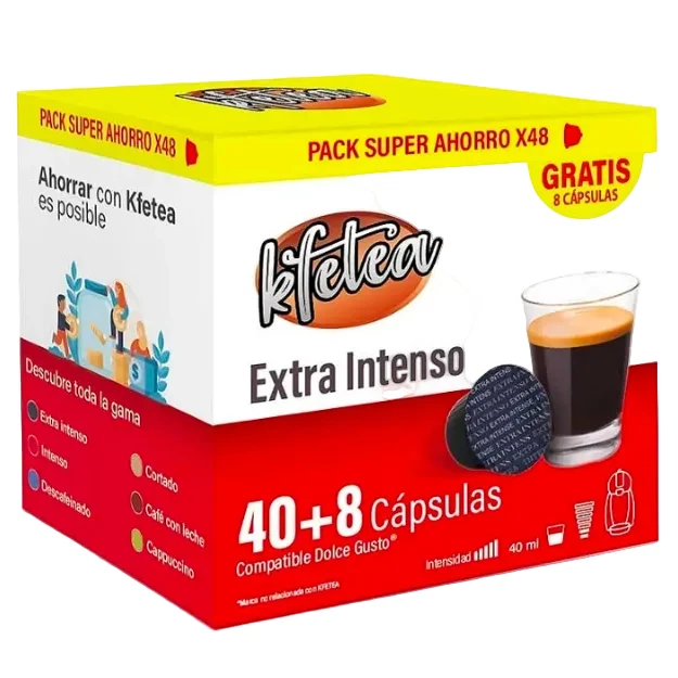 Kfetea Extra Intenso 48 Capsules for Dolce Gusto