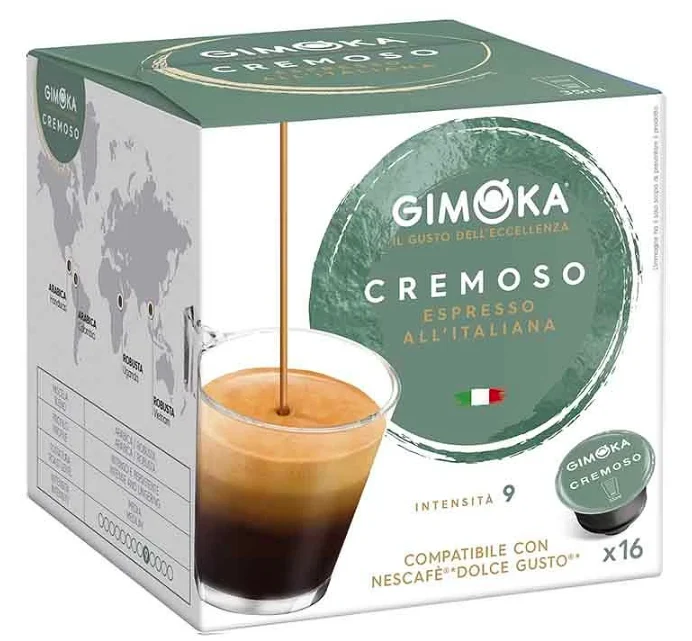 Gimoka Espresso Cremoso Capsules for Dolce Gusto