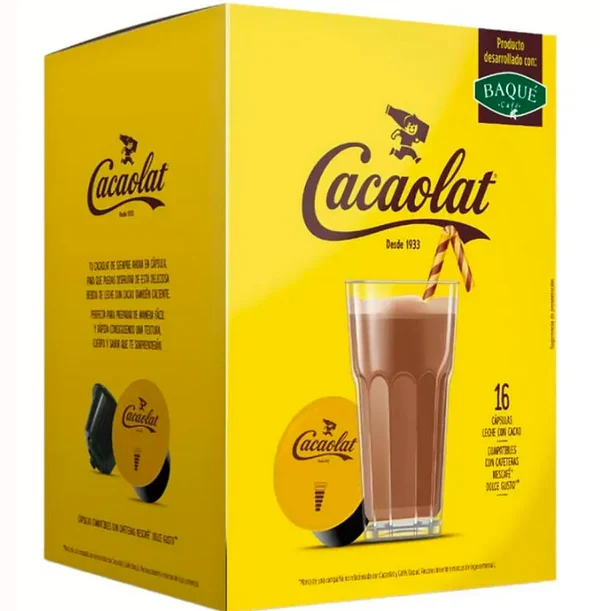 Origen & Sensations Cacaolat Chocolate Drink 16 Capsules for Dolce Gusto