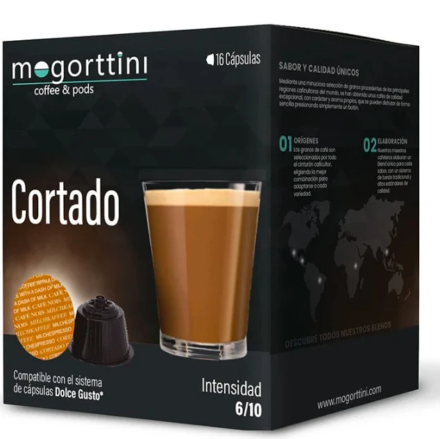 Mogorttini Cortado 16 Capsules for Dolce Gusto