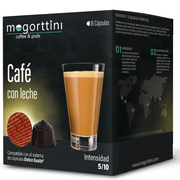Mogorttini Café con Leche 16 Capsules for Dolce Gusto