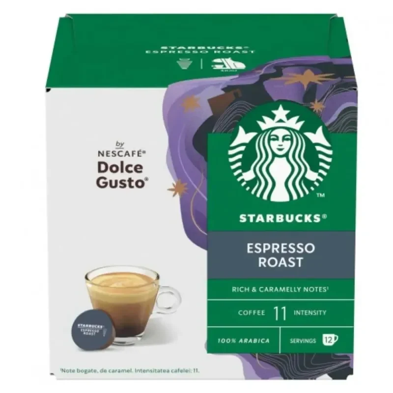 Starbucks Espresso Roast by Nescafé Dolce Gusto 12 Capsules