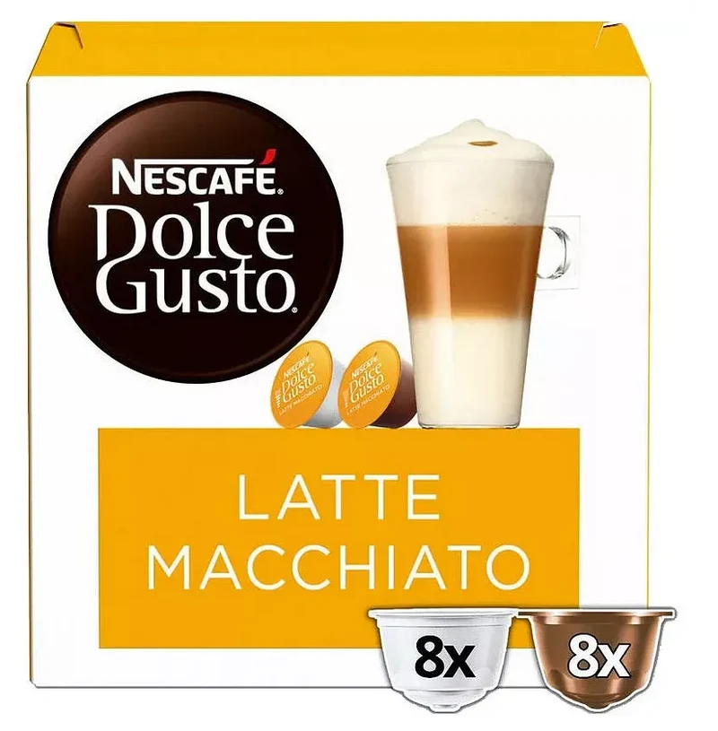 Nescafé Dolce Gusto Latte Macchiato Coffee Capsules 16 Pack