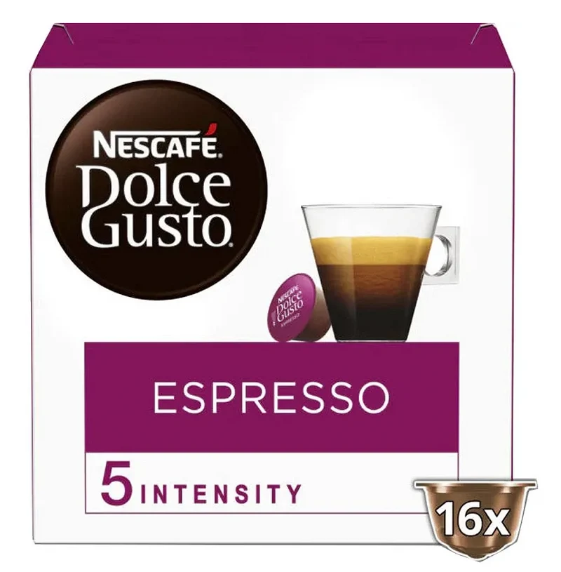 Nescafé Dolce Gusto Espresso Coffee Capsules 16 Pack