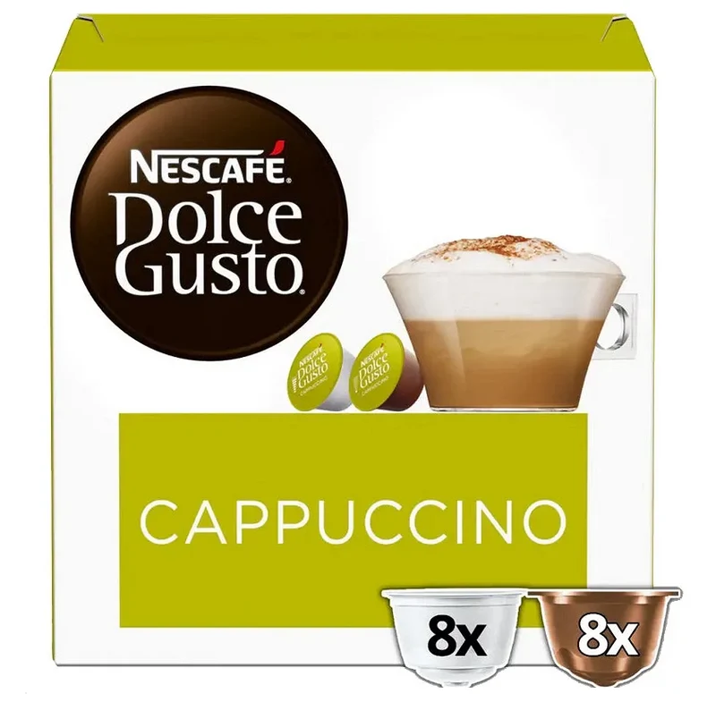 Nescafé Dolce Gusto Cappuccino Coffee Capsules 16 Pack