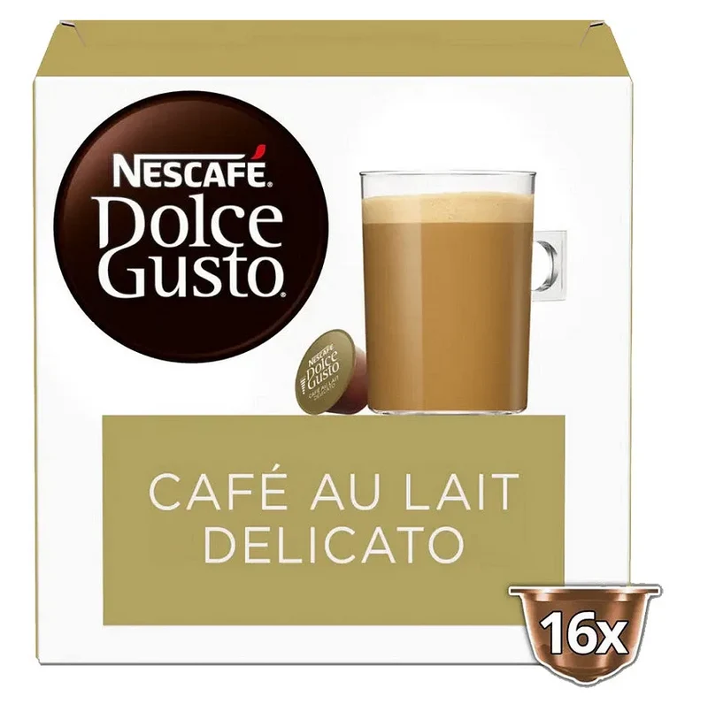 Nescafé Dolce Gusto Café con Leche Delicato Coffee Capsules 16 Pack