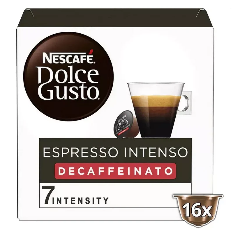 Nescafé Dolce Gusto Espresso Intenso Decaffeinated Coffee Capsules 16 Pack