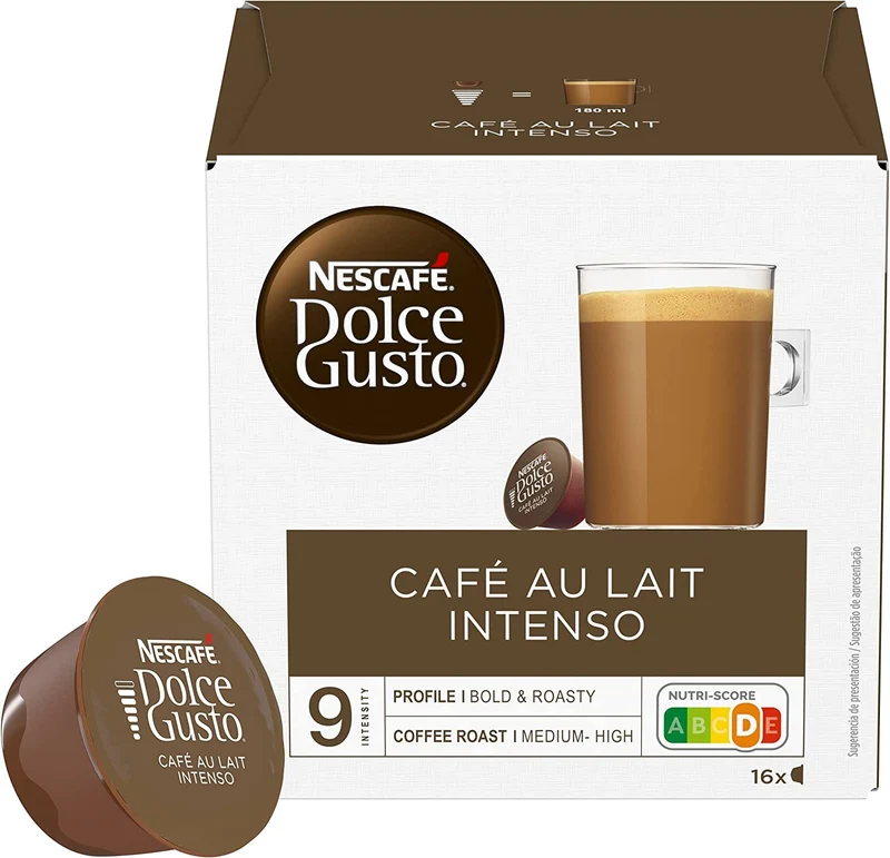 Nescafé Dolce Gusto Café con Leche Intenso Coffee Capsules 16 Pack
