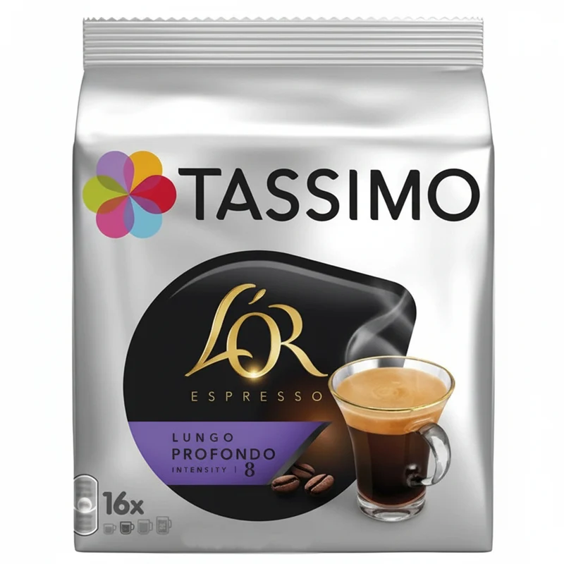 L'OR Lungo Profondo Tassimo Coffee Pods 16 Pack