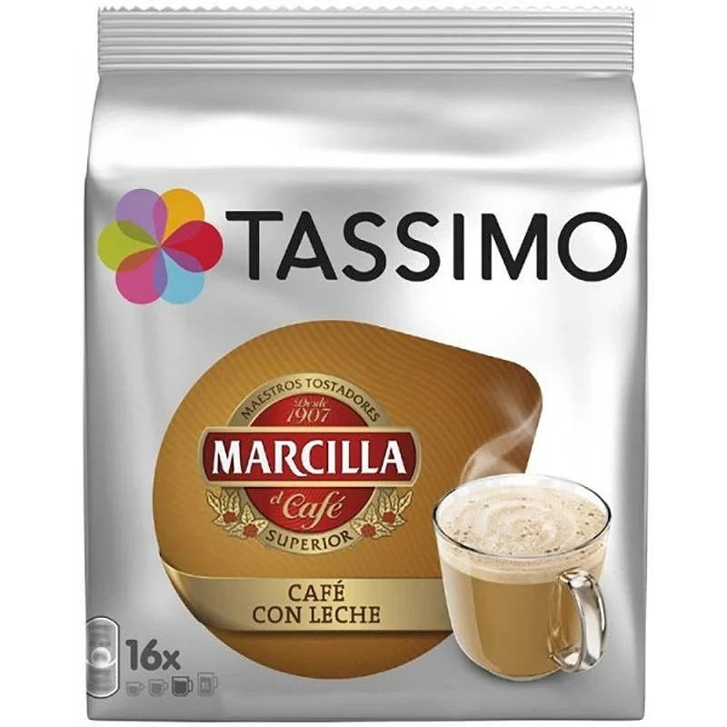 Marcilla Tassimo Café con Leche 16 Pods