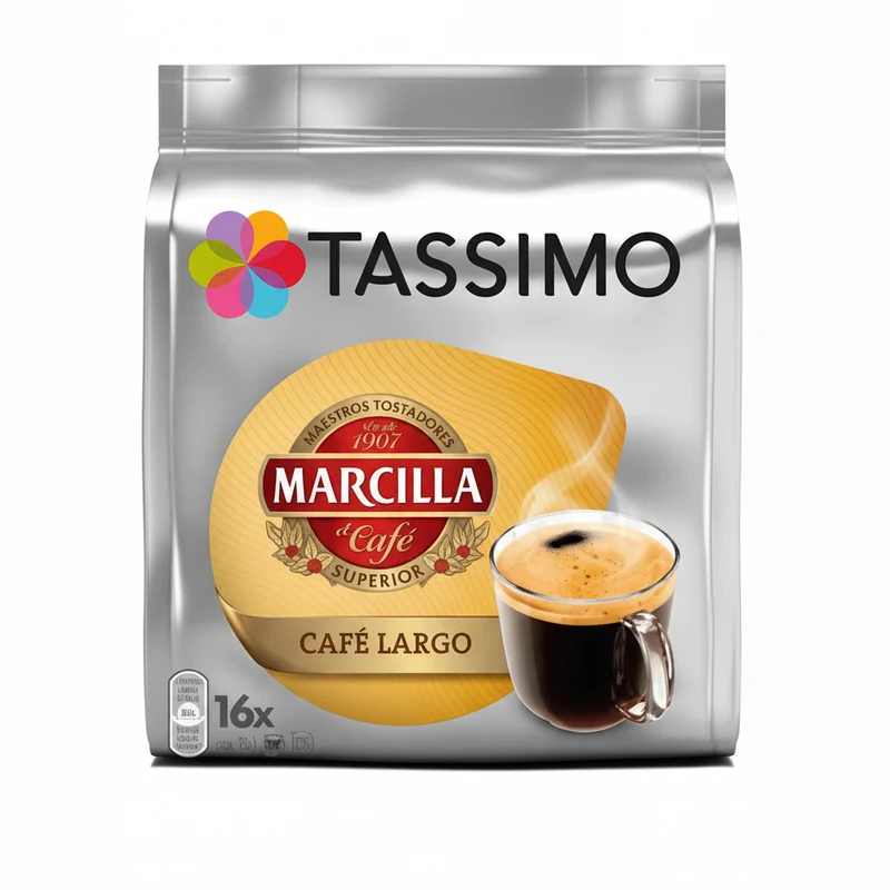 Marcilla Tassimo Café Largo Coffee Pods 16 Pack