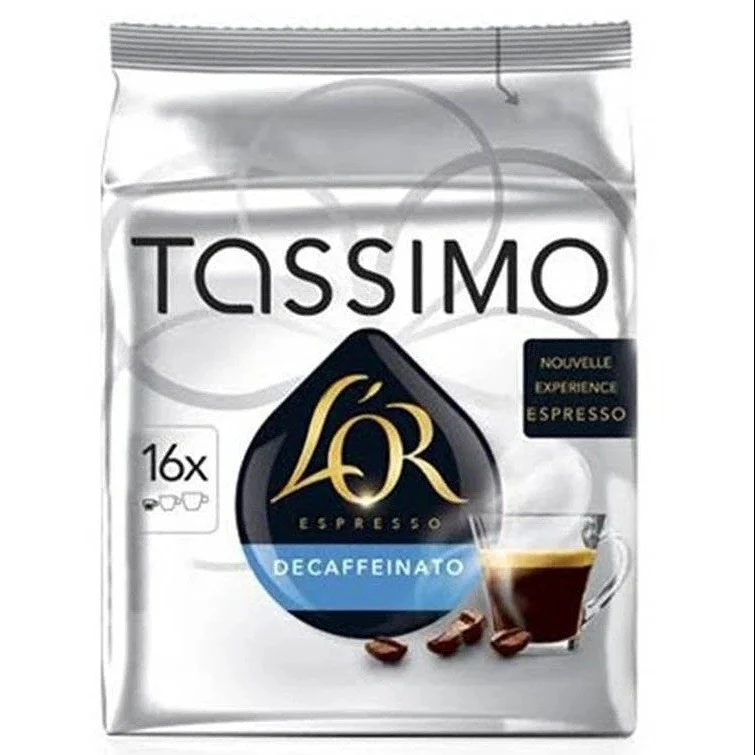 L'OR Espresso Decaffeinato Tassimo Coffee Pods 16 Pack