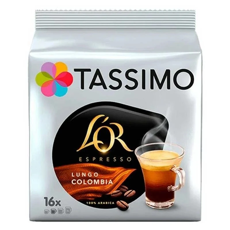 L'OR Lungo Colombia Tassimo Coffee Pods 16 Pack