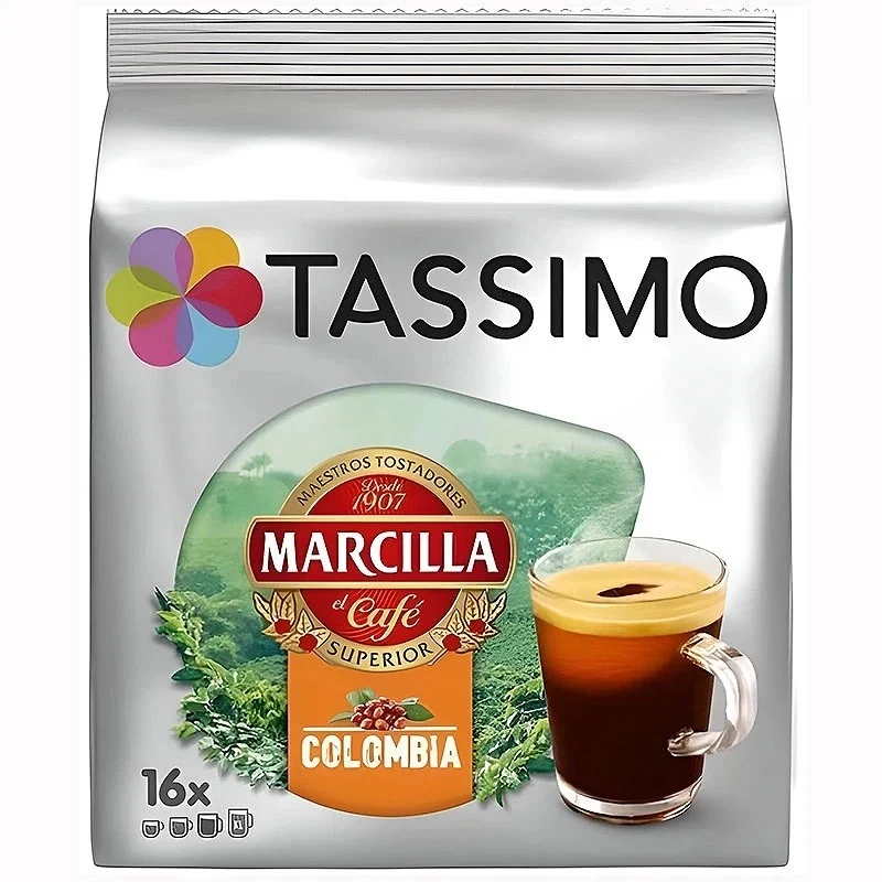 Marcilla Tassimo Colombia Coffee Pods 16 Pack