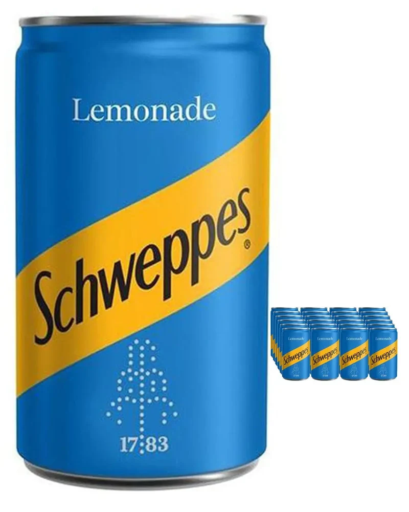 Schweppes Lemonade Can Multipack, 24 x 150 ml