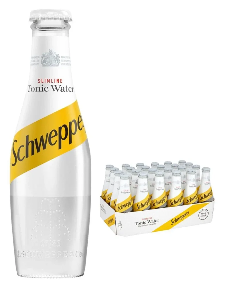Schweppes Slimline Tonic Water Multipack, 24 x 200 ml