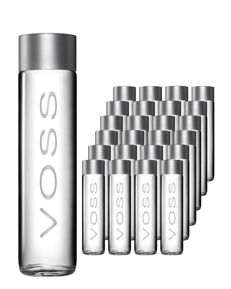 Voss Still Water Glass Bottle Multipack, 24 x 375 ml