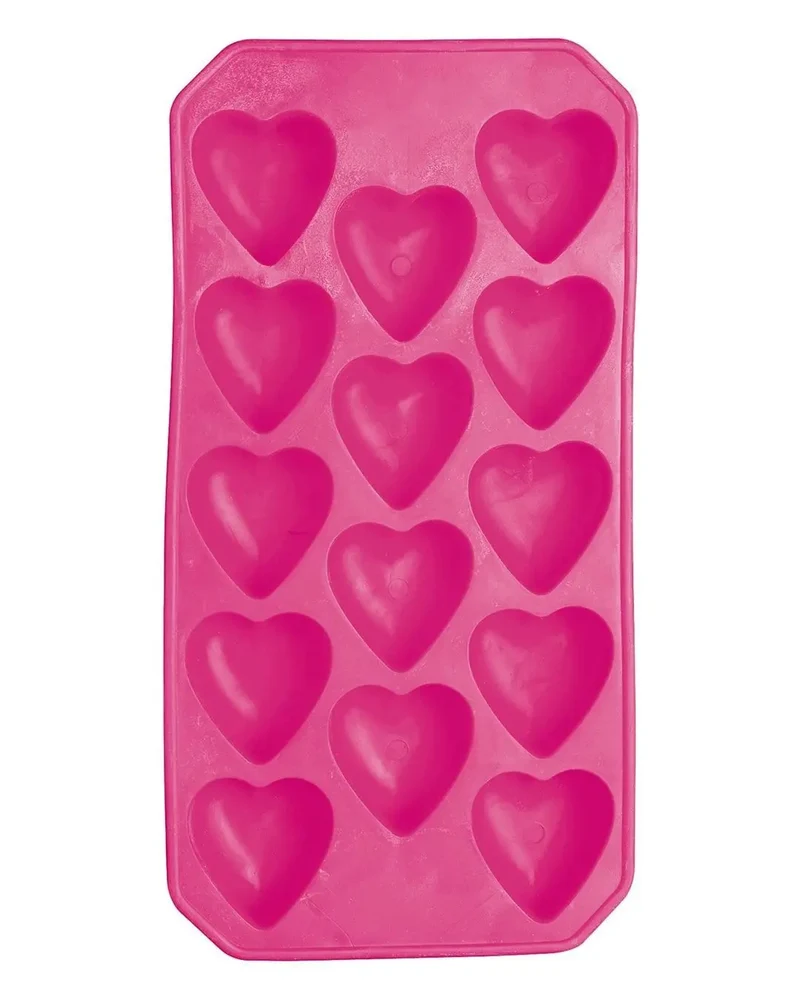 BarCraft Flexible Heart Shaped Ice Cube Tray