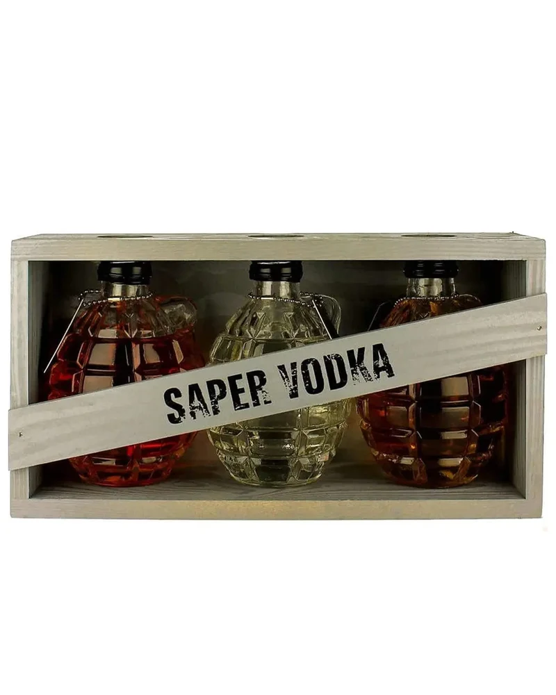 Saper Vodka Grenades, 3 x 20 cl