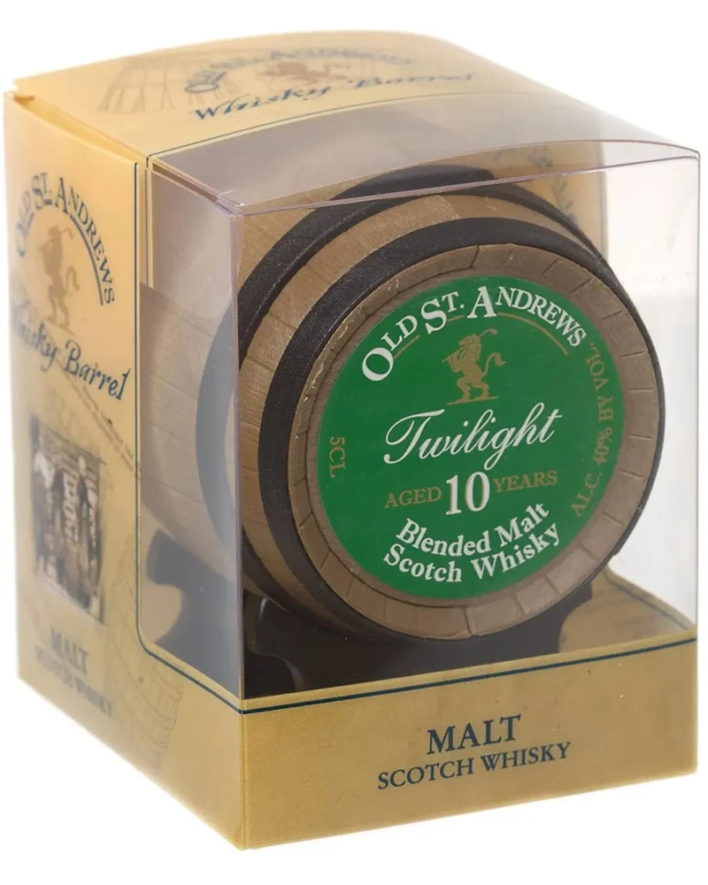 Old St Andrews Twilight Blended Malt Whisky 10 Year Old Mini Barrel, 5 cl