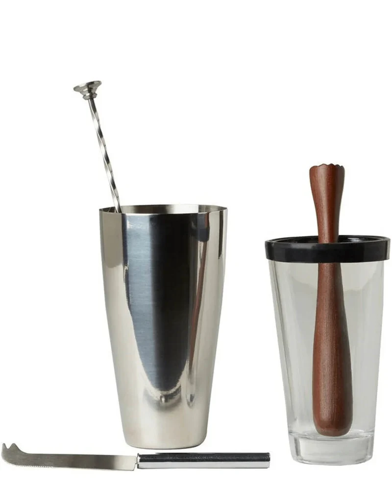 BarCraft Four Piece Mojito Cocktail Set