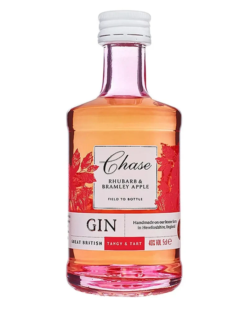 Chase Rhubarb & Bramley Apple Gin miniature, 5 cl