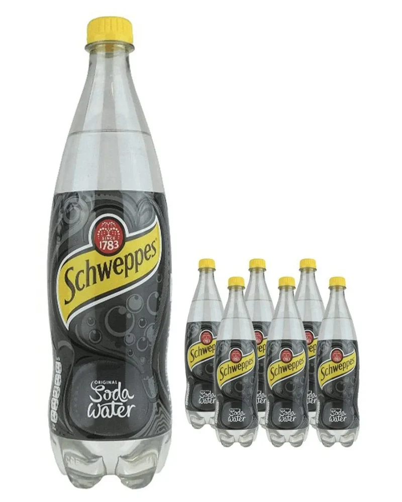 Schweppes Soda Water Multipack, 6 x 1 L