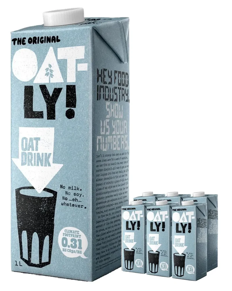 Oatly Oat Drink Orignal Multipack, 6 x 1 L