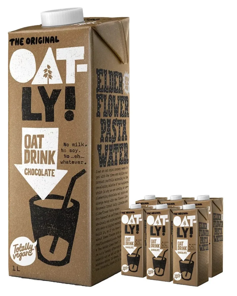 Oatly Oat Drink Chocolate Multipack, 6 x 1 L