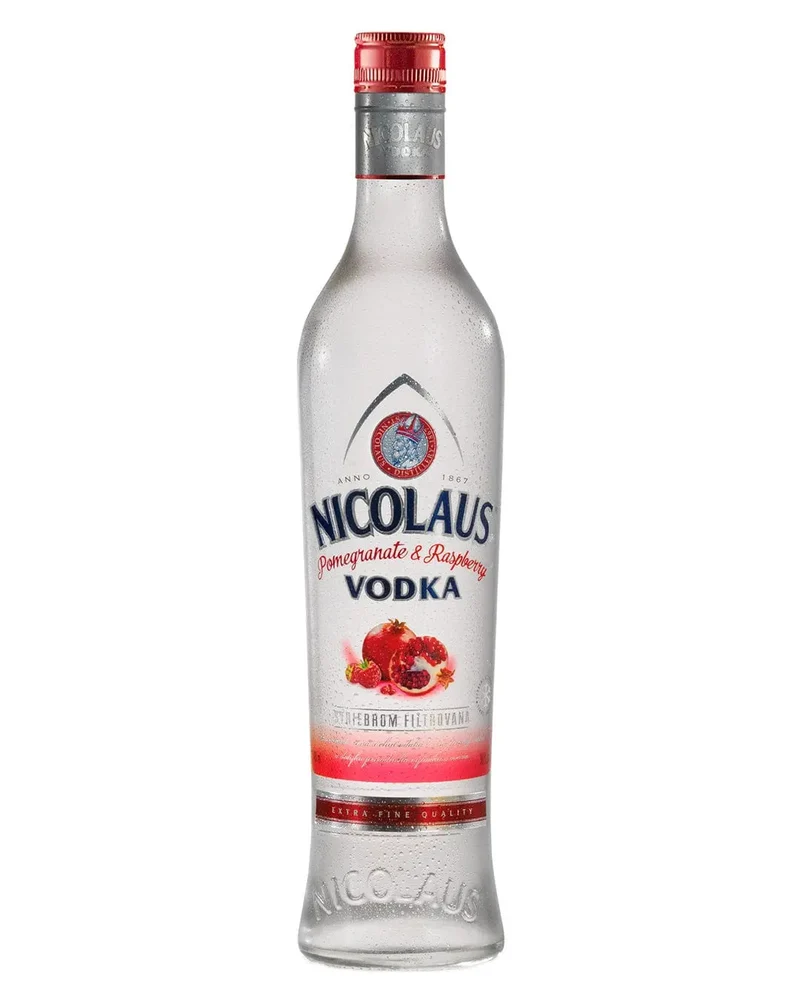 St. Nicolaus Silver Filtered Pomegranate & Raspberry Flavoured Vodka, 70 cl
