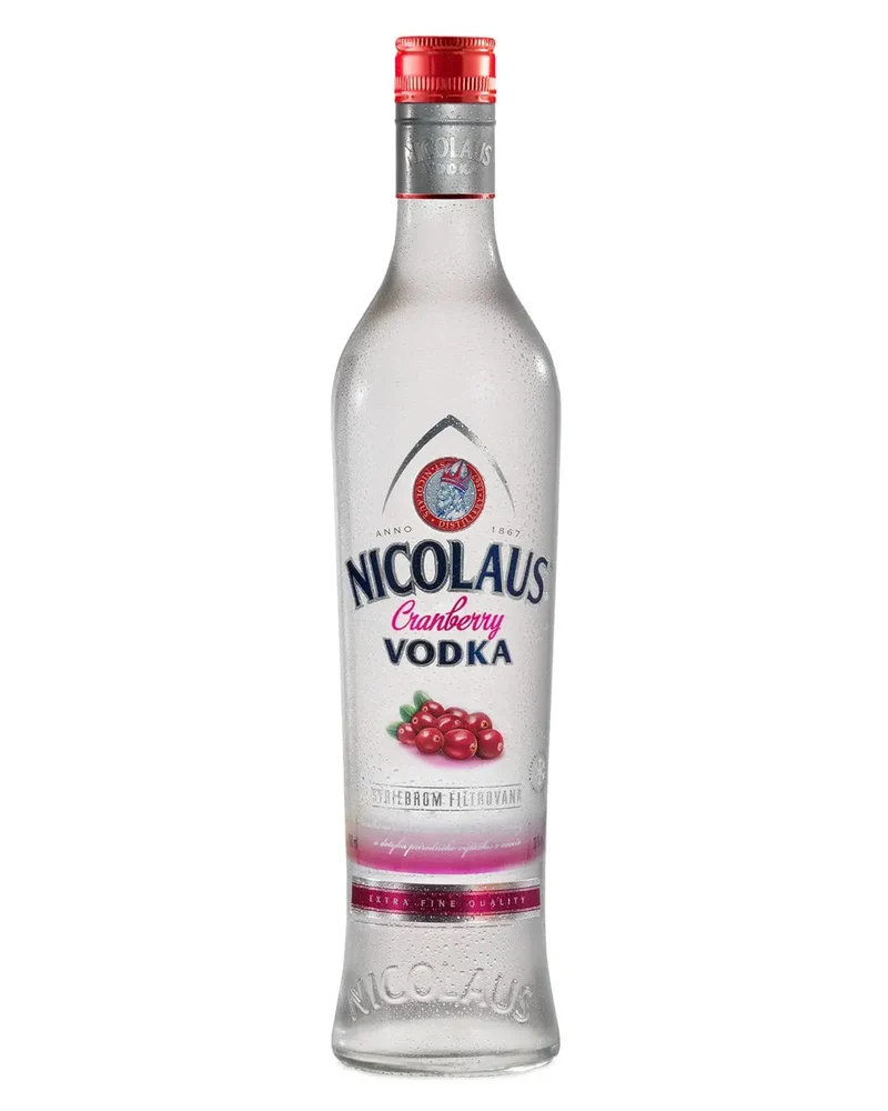 St. Nicolaus Silver Filtered Cranberry Flavoured Vodka, 70 cl