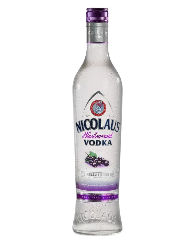 St. Nicolaus Silver Filtered Blackcurrant Flavoured Vodka, 70 cl
