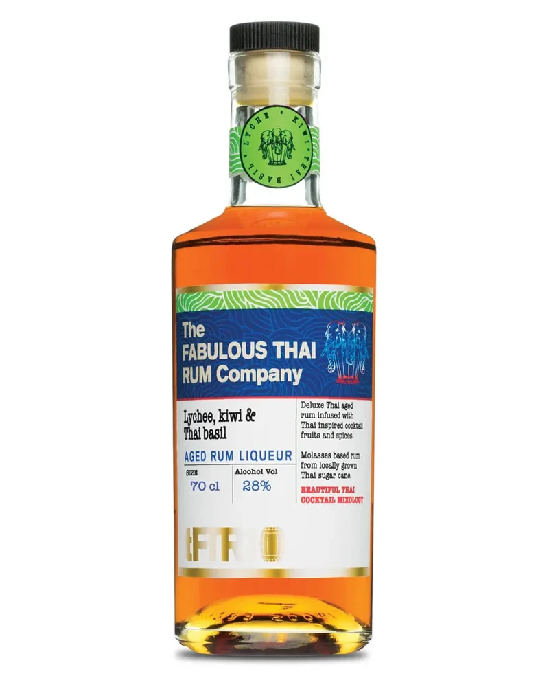 The Fabulous Thai Rum Company Lychee, Kiwi & Thai Basil Rum Liqueur, 70 cl