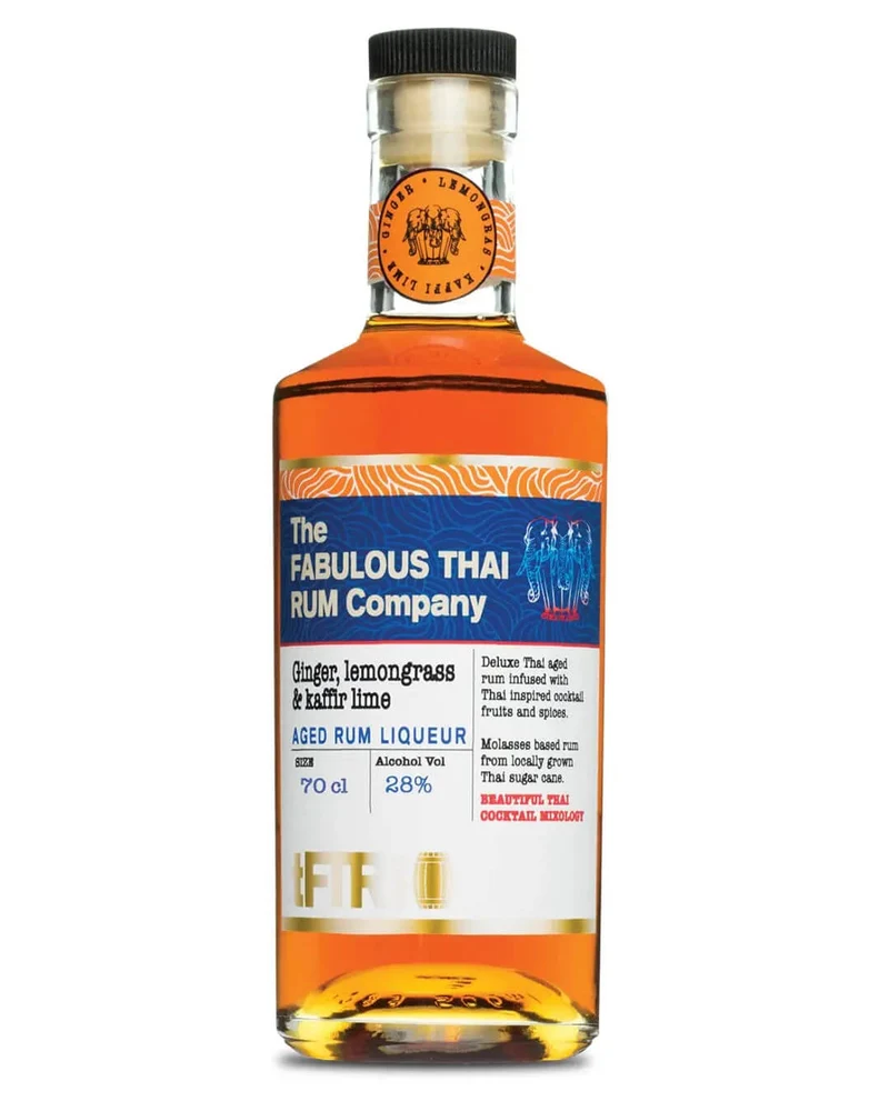 The Fabulous Thai Rum Company Ginger, Lemongrass & Makrut Lime Rum Liqueur, 70 cl