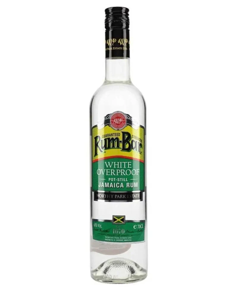 Worthy Park Rum-Bar White Overproof Rum, 70 cl