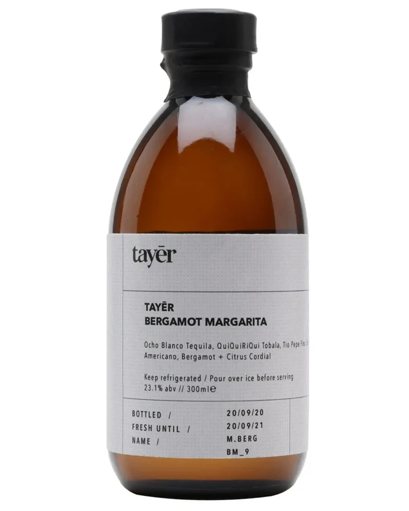 Tayer Bergamot Margarita Cocktail, 30 cl