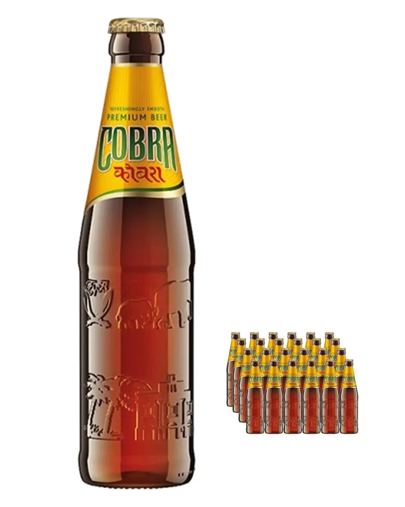 Cobra Extra Smooth Premium Lager Beer Multipack, 24 x 330 ml