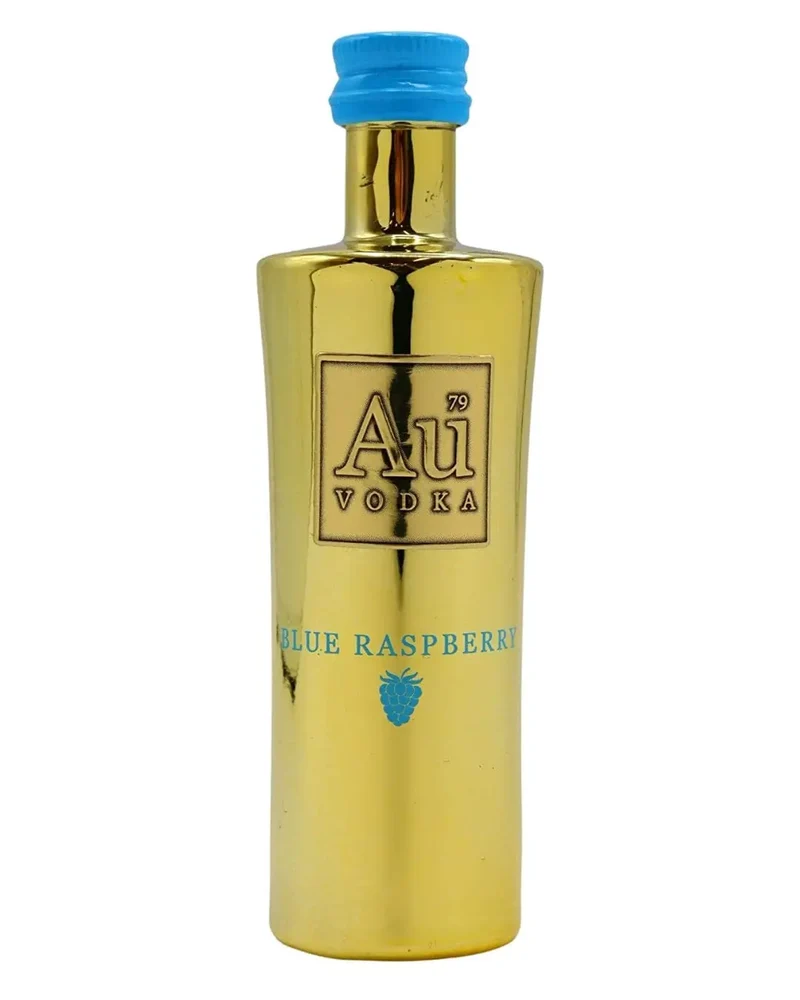 Au Blue Raspberry Vodka Miniature, 5 cl