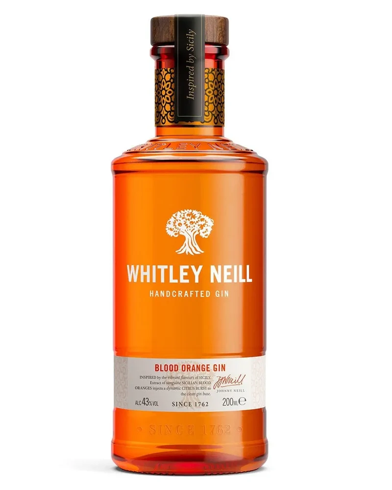 Whitley Neill Blood Orange Gin Small Bottle, 20 cl