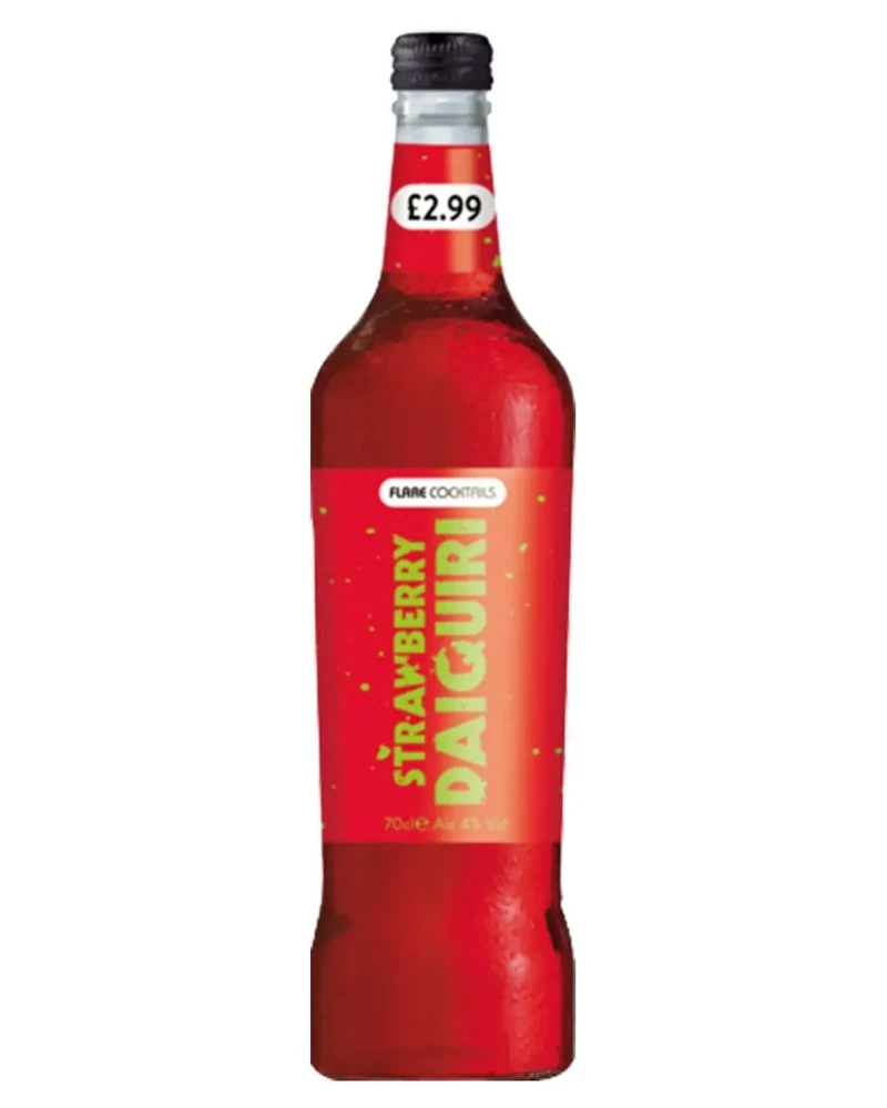 Flare Cocktails Strawberry Daiquiri Premixed Cocktail, 70 cl
