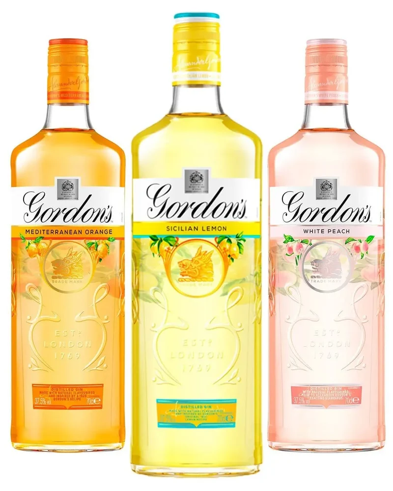 Gordon's Gin Summer Flavours Trio Pack, 70 cl