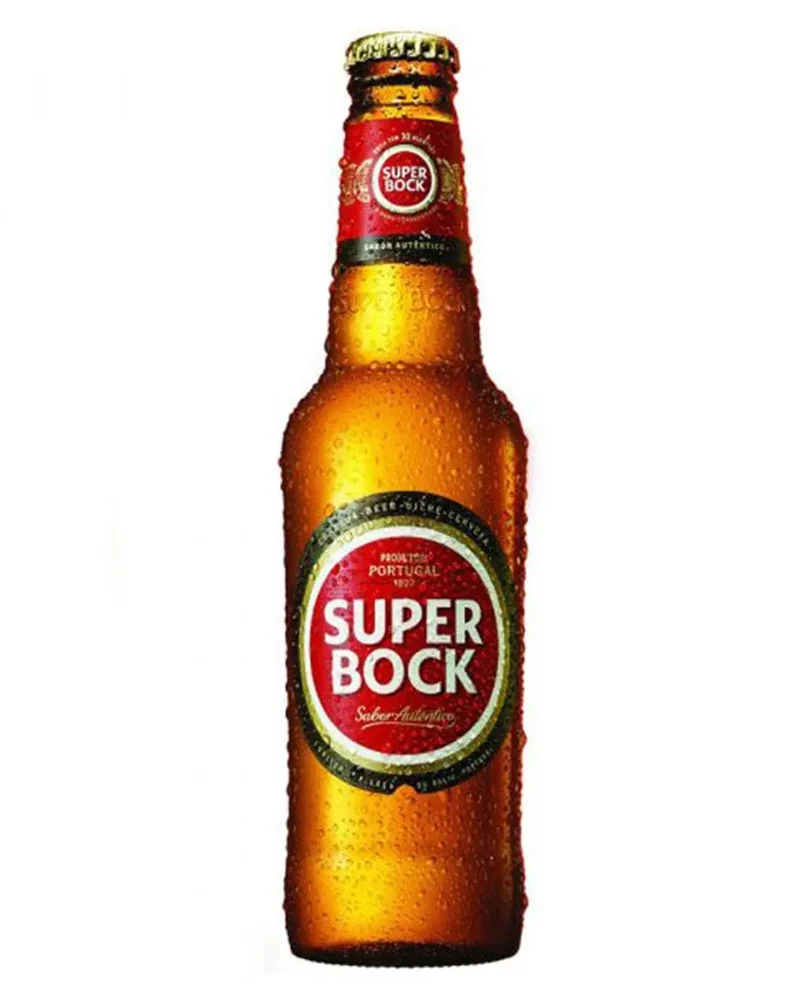Super Bock Premium Lager Beer Bottle Multipack, 24 x 330 ml