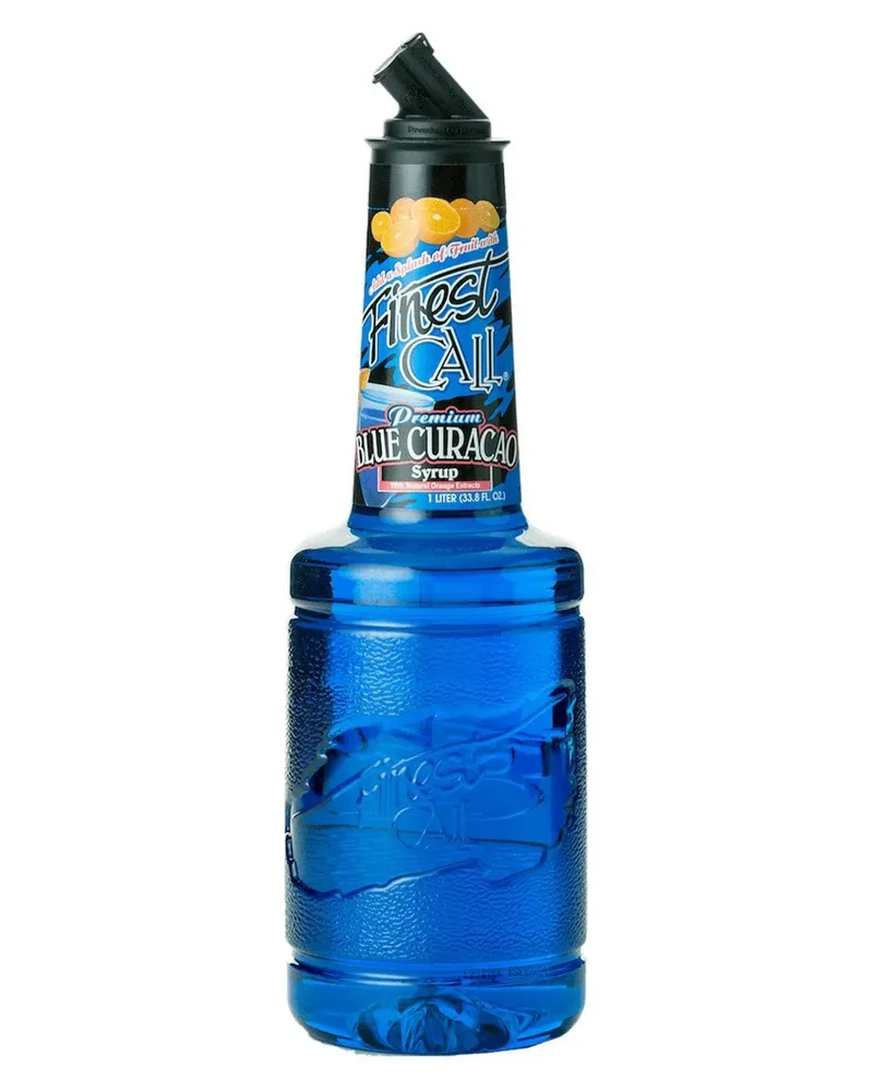 Finest Call Blue Curacao Syrup, 1 L