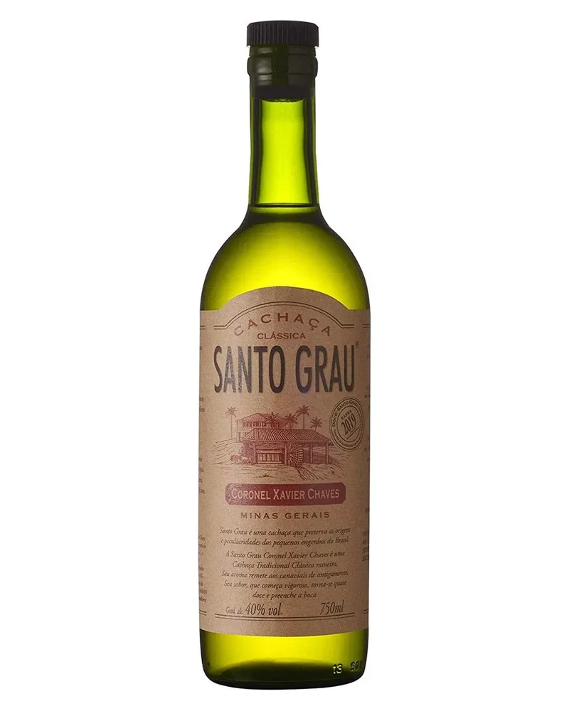 Santo Grau Coronel Xavier Chaves Cachaca, 70 cl